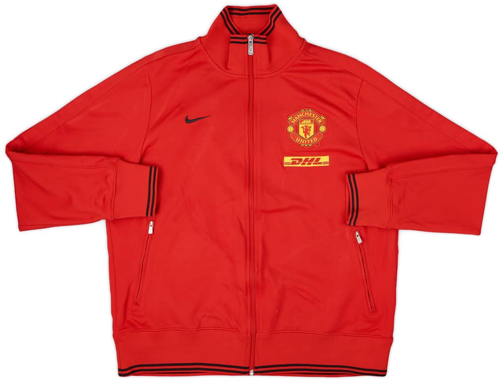 2013-14 Manchester United Nike Track Jacket - 8/10 - (XL)