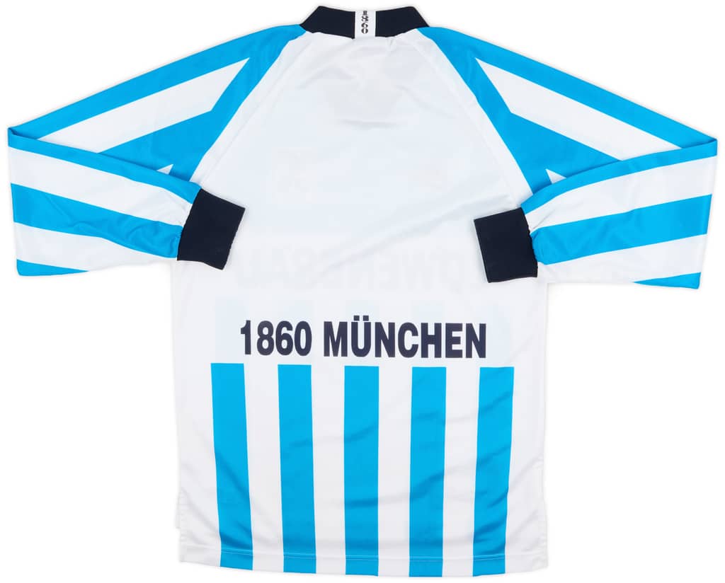 1995-96 1860 Munich Home L/S Shirt - 9/10 - (XS)
