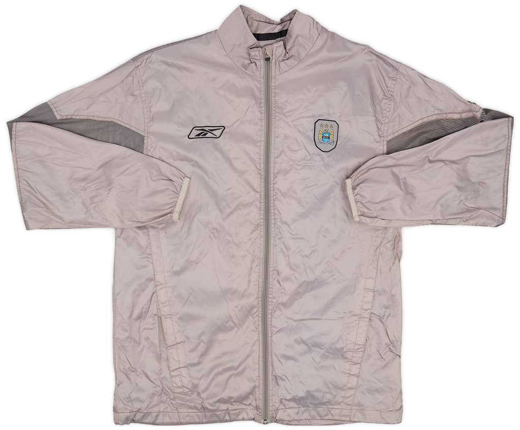 2004-05 Manchester City Reebok Track Jacket - 8/10 - (L)