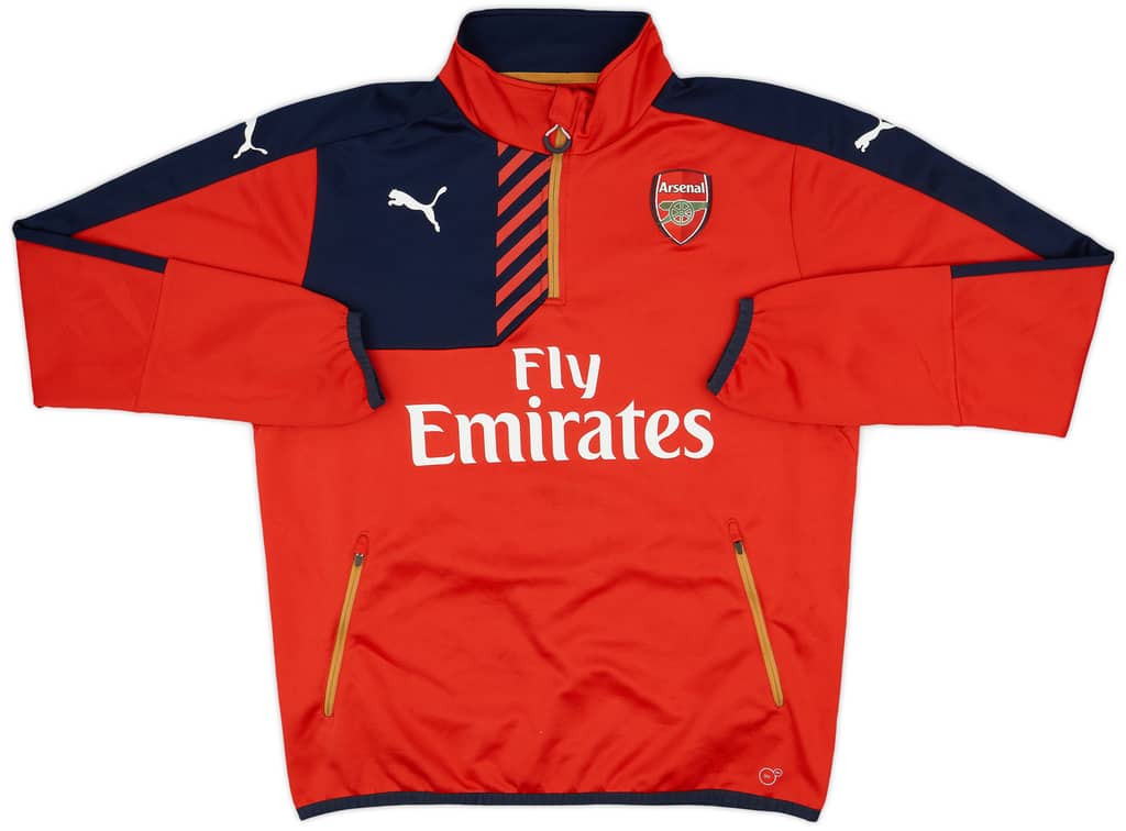 2015-16 Arsenal Puma 1/4 Zip Drill Top - 7/10 - (XL)