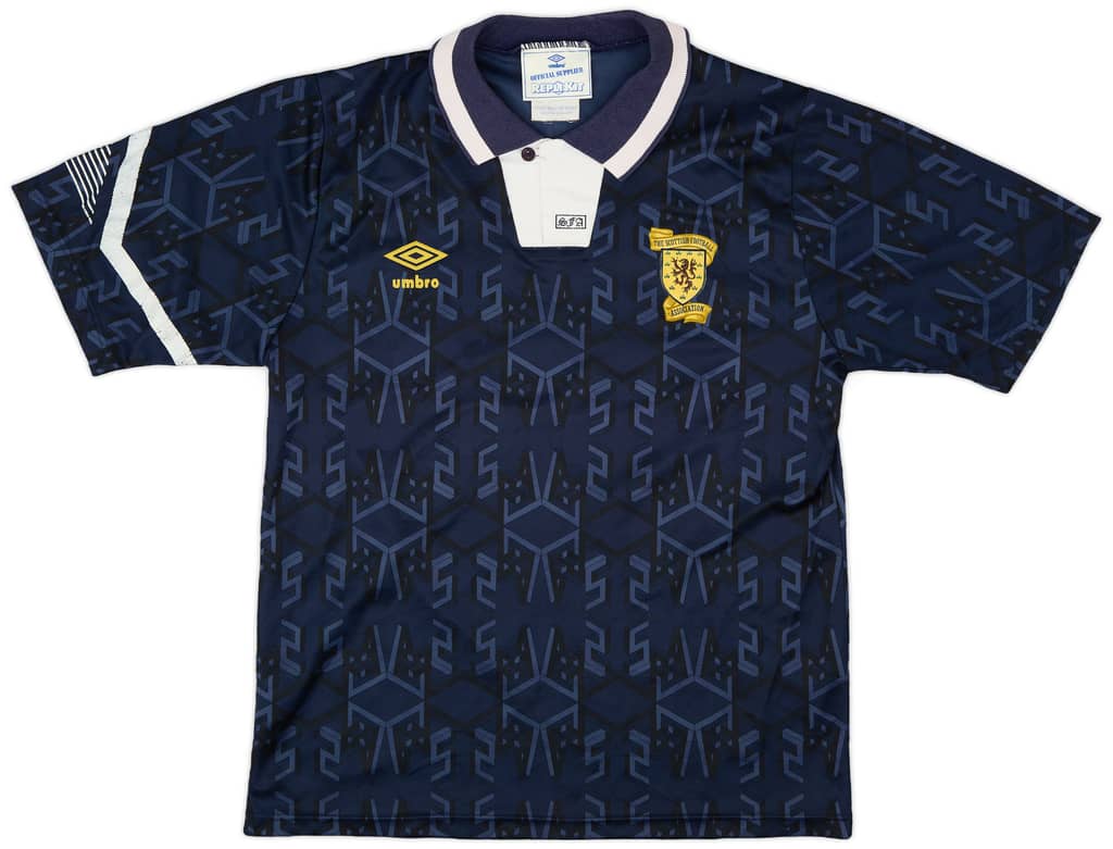1991-94 Scotland Home Shirt - 7/10 - (S)
