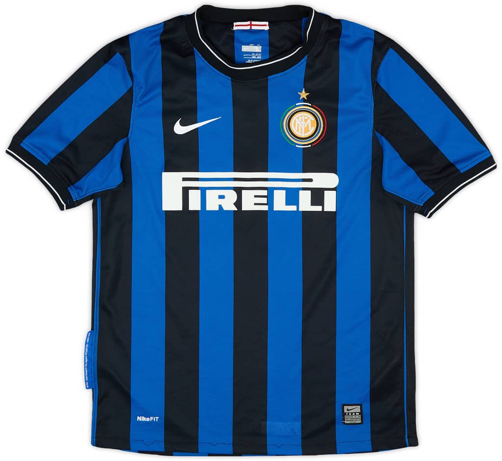 2009-10 Inter Milan Home Shirt - 8/10 - (L.Boys)