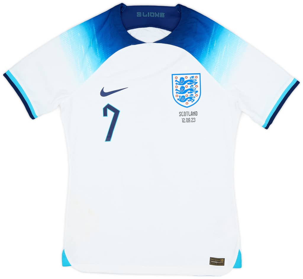 2022-23 England Player Issue Home Shirt Foden #7