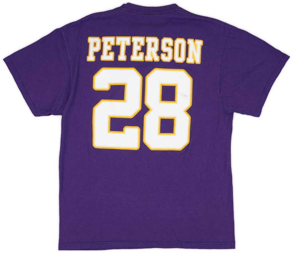 2012 Minnesota Vikings Peterson #28 NFL Tee - 7/10 - (L)