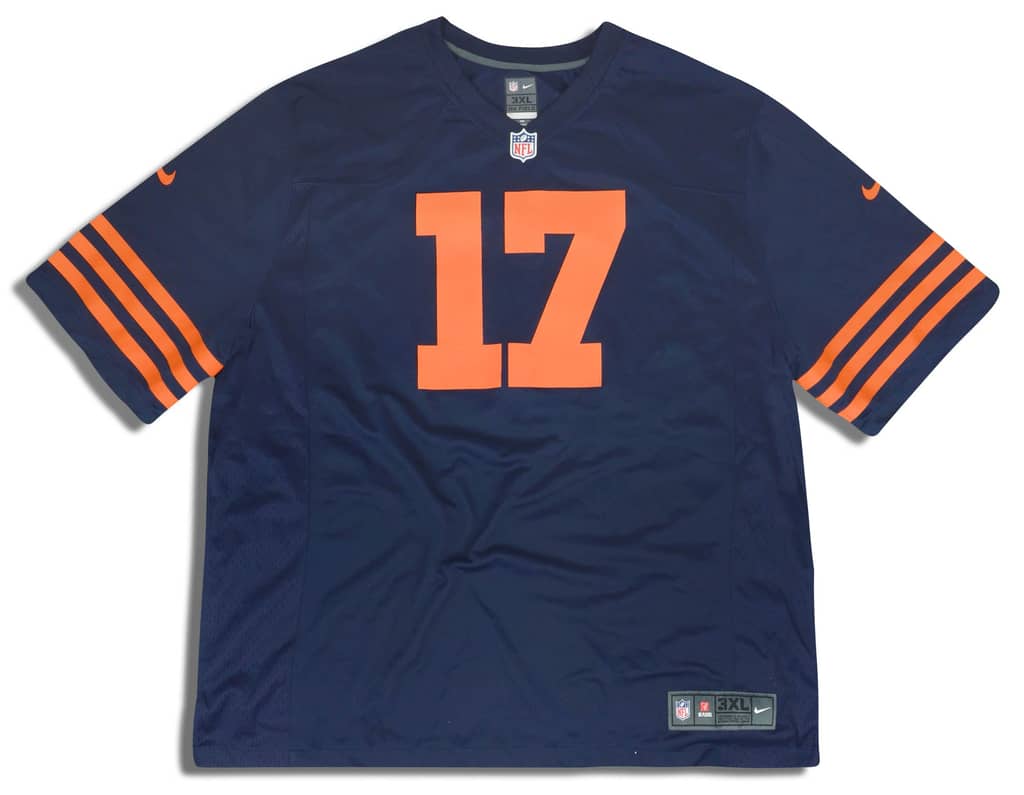 2012-16 Chicago Bears Jeffery #17 Nike Throwback Game Jersey (Alternate) 3XL