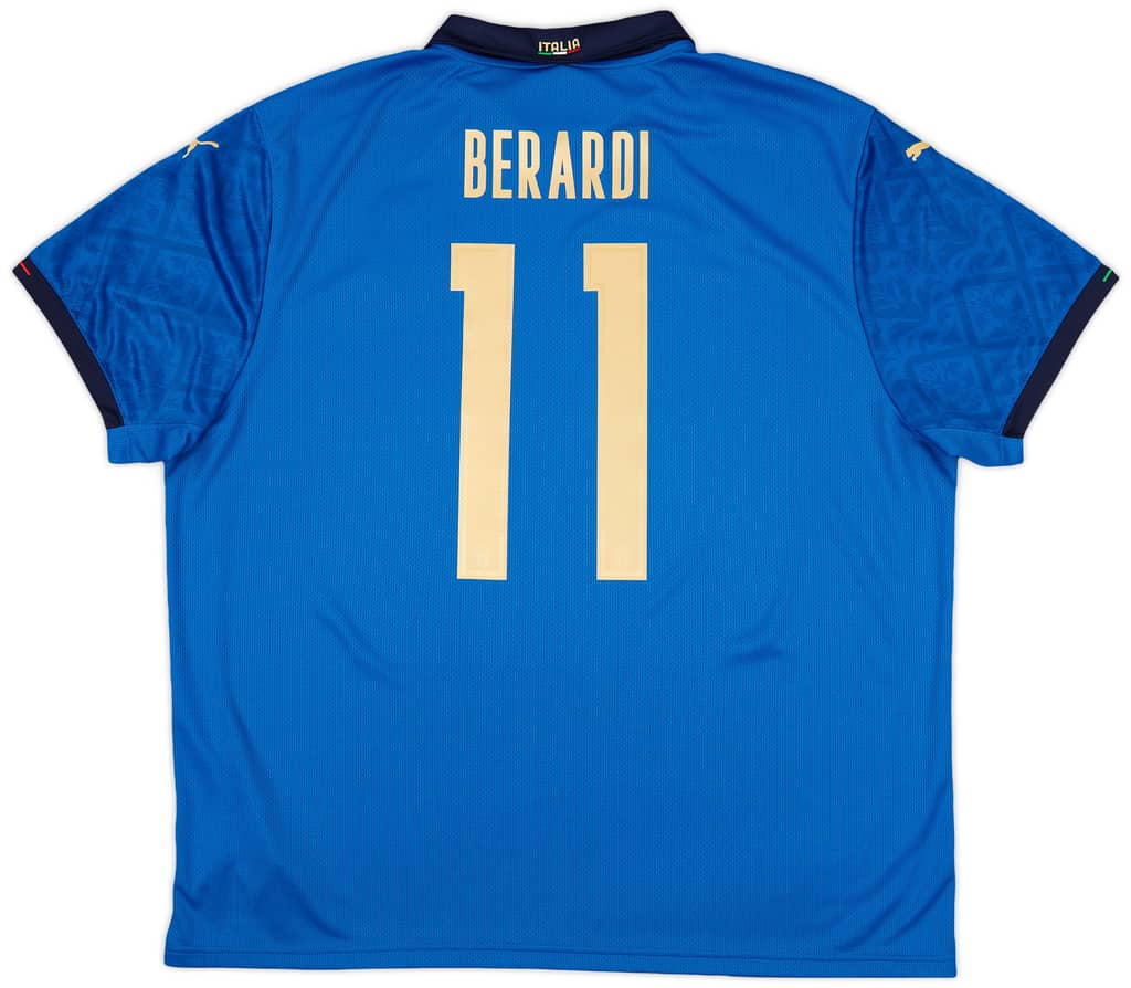 2020-21 Italy Home Shirt Berardi #11 - 10/10 - (3XL)
