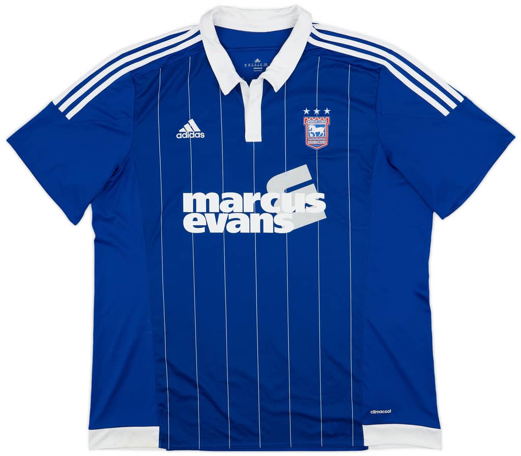2015-16 Ipswich Home Shirt - 8/10 - (XXL)