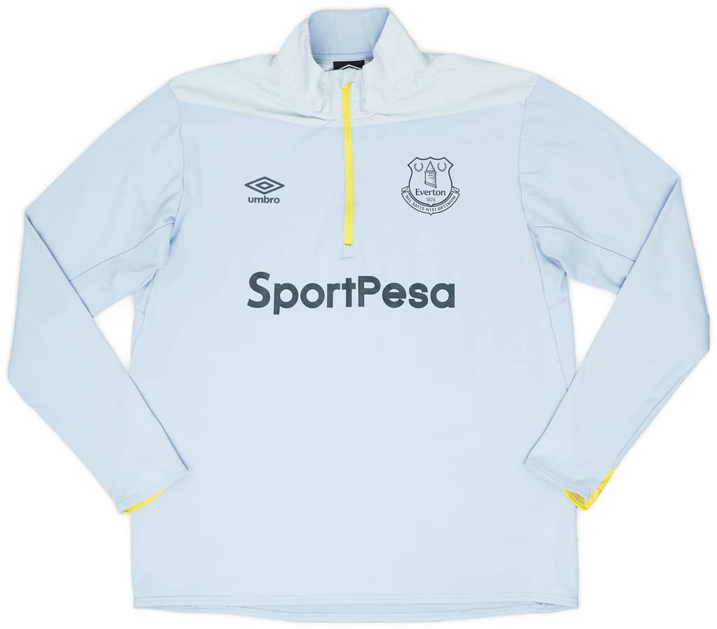 2018-19 Everton Umbro 1/4 Zip Training Top - 9/10 - (XL)
