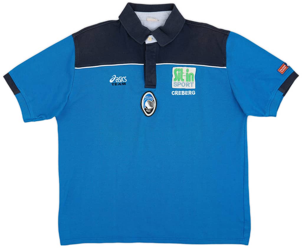 2005-07 Atalanta Asics Polo Shirt - 8/10 - (L)