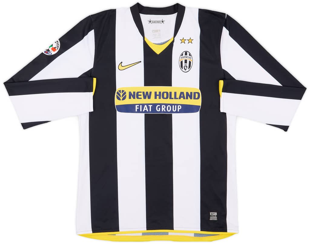 2008-09 Juventus Match Issue Home L/S Shirt Marchisio #19