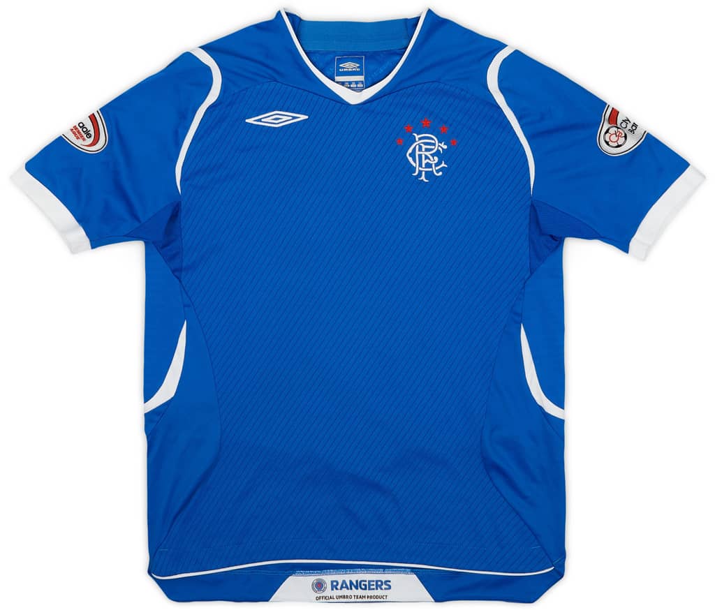 2008-09 Rangers Home Shirt Novo #10 - 7/10 - (M.Boys)