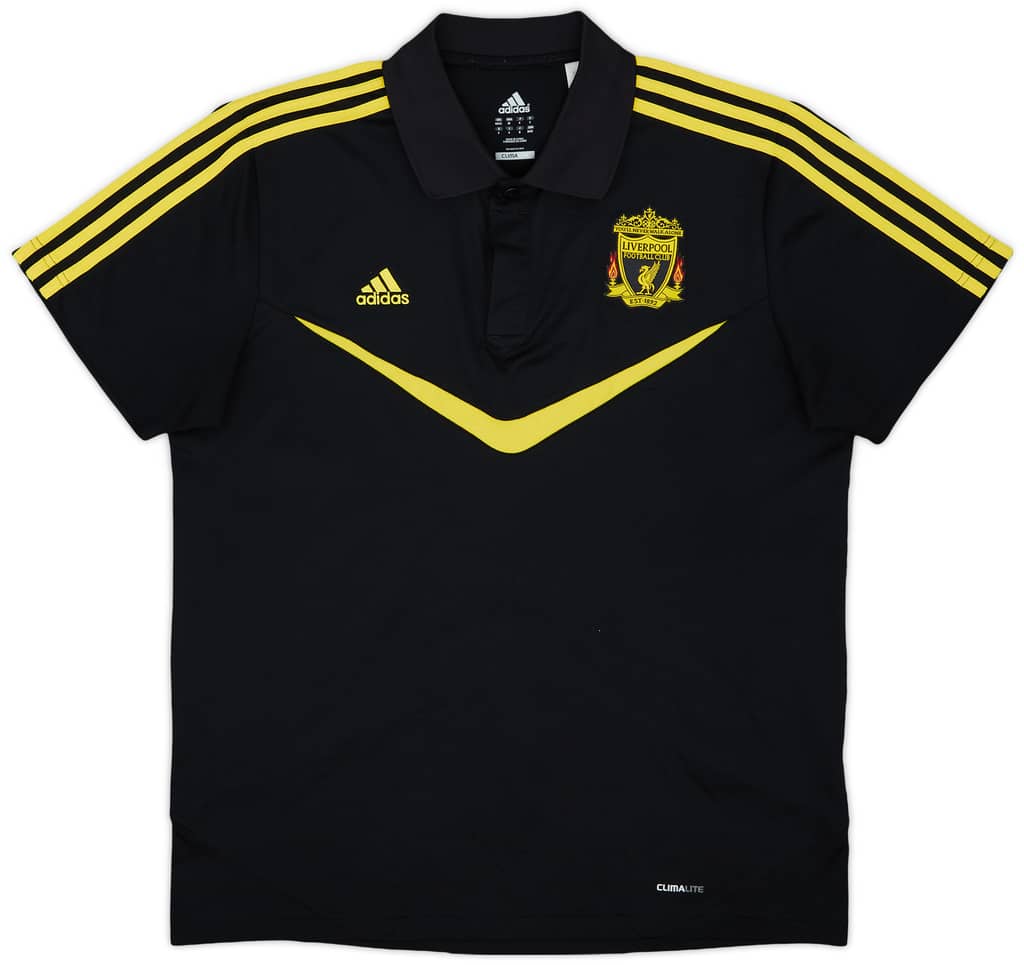 2010-11 Liverpool adidas Polo Shirt - 8/10 - (M/L)