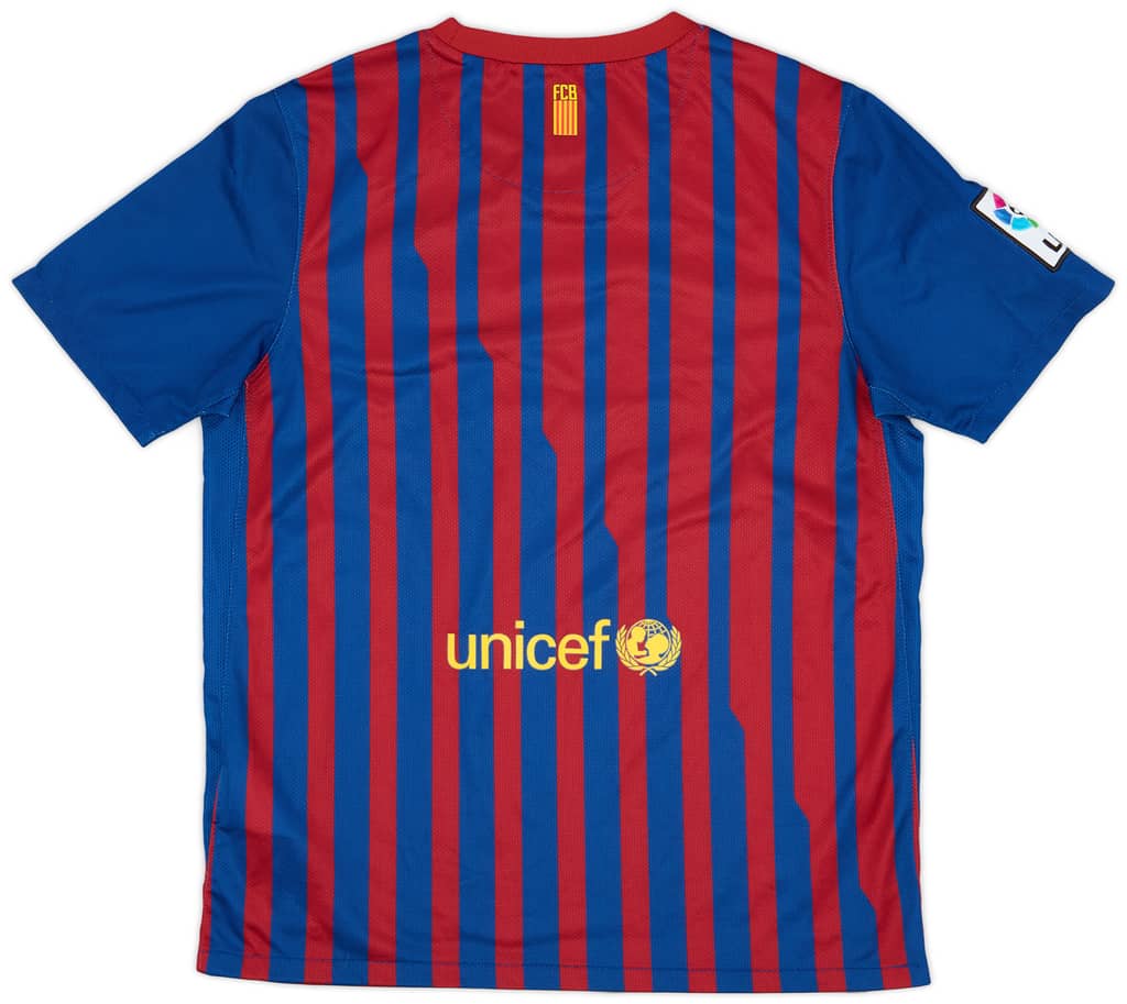 2011-12 Barcelona Home Shirt - 9/10 - (XL.Boys)