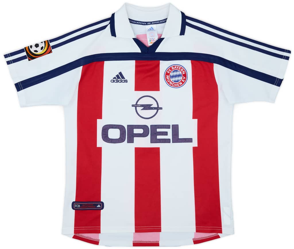 2000-01 Bayern Munich Away Shirt Jancker #19 - 5/10 - (XL.Boys)