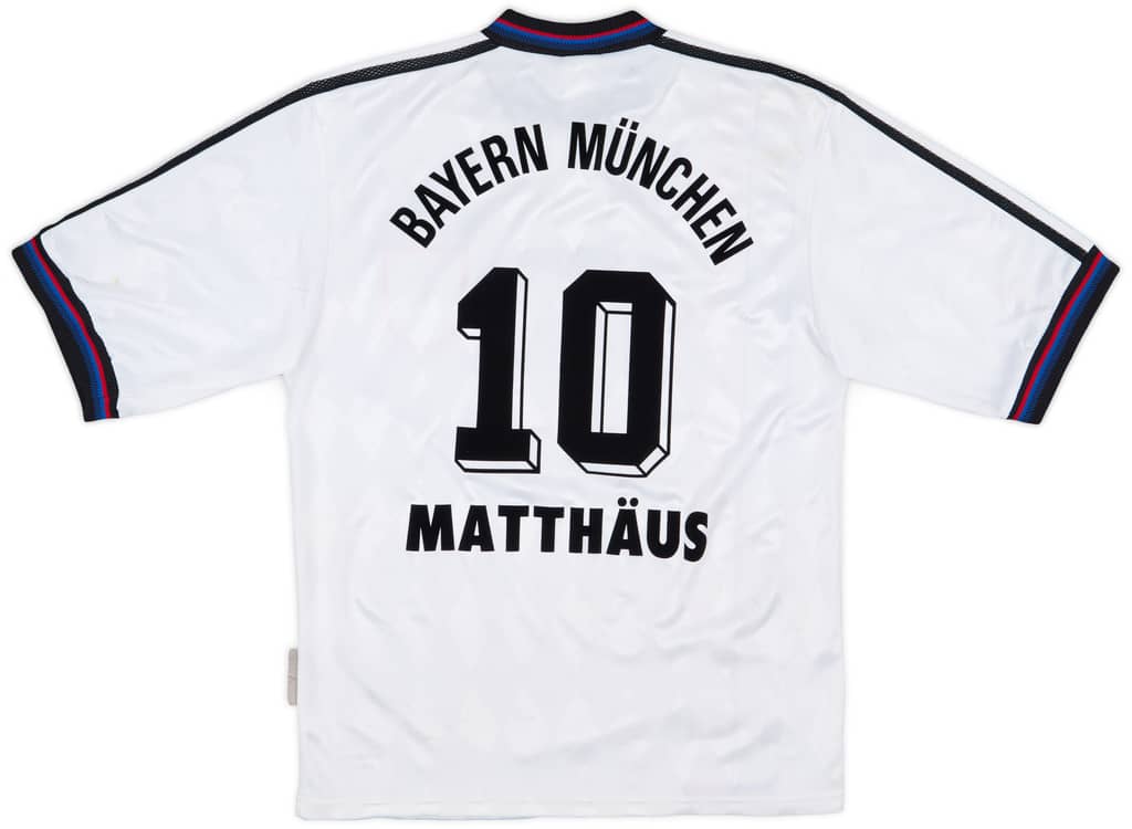 1996-98 Bayern Munich Away Shirt Matthaus #10 - 6/10 - (S)