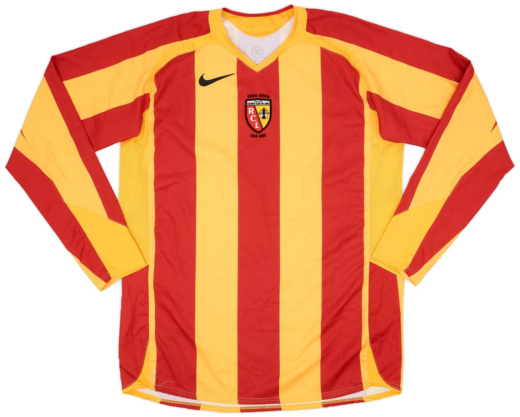 2005-06 Lens Player Issue Home L/S Shirt - 9/10 - (XL)