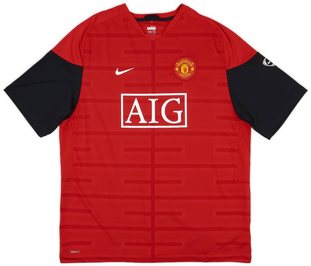 2009-10 Manchester United Nike Training Shirt - 9/10 - (XXL)