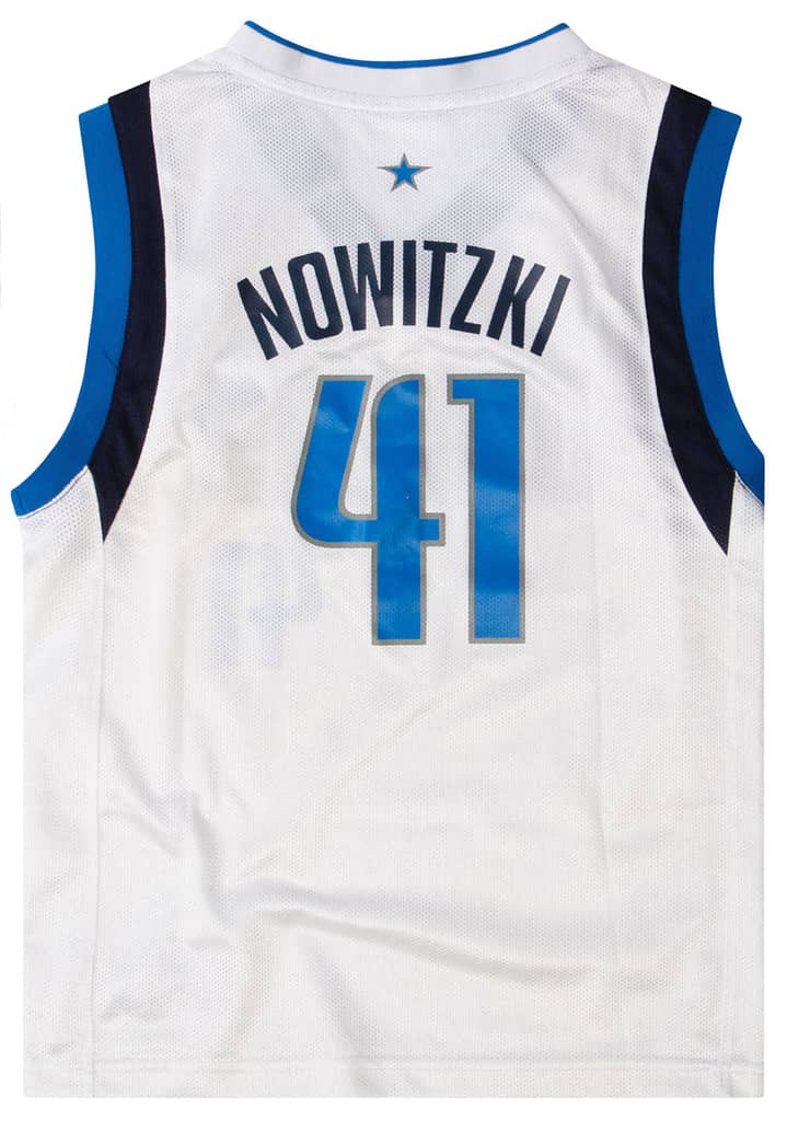 2002-06 Dallas Mavericks Nowitzki #41 Reebok Jersey (Home) Y