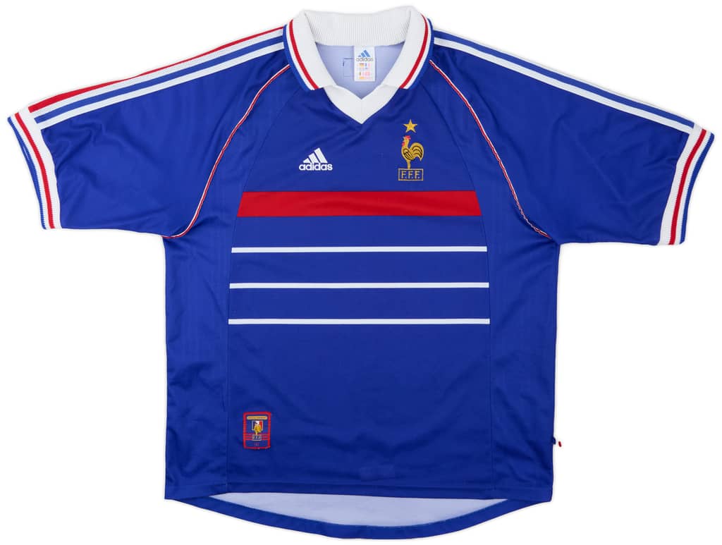 1998-00 France Home Shirt - 8/10 - (XL)