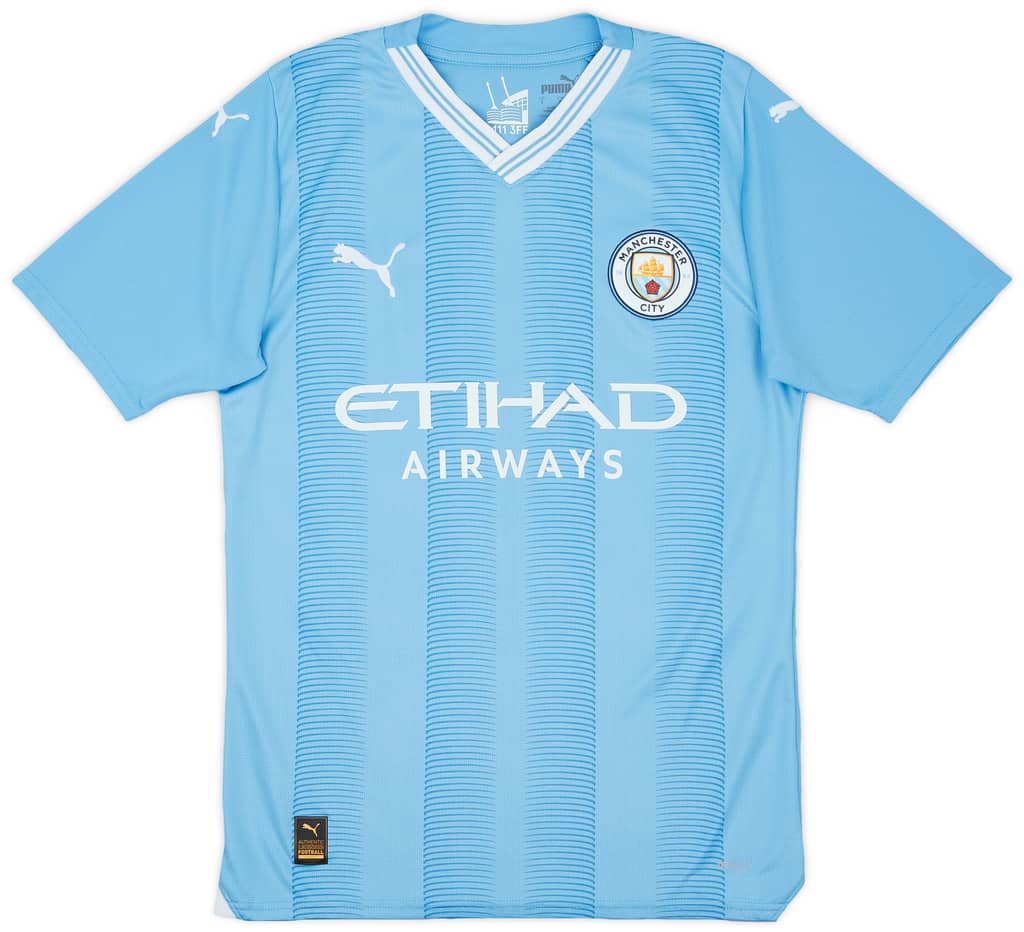 2023-24 Manchester City Home Shirt Foden #47 - 9/10 - (S)