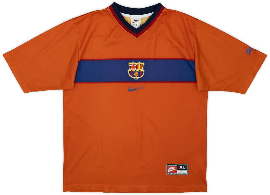 1998-00 Barcelona Basic Third Shirt - 9/10 - (XL.Boys)
