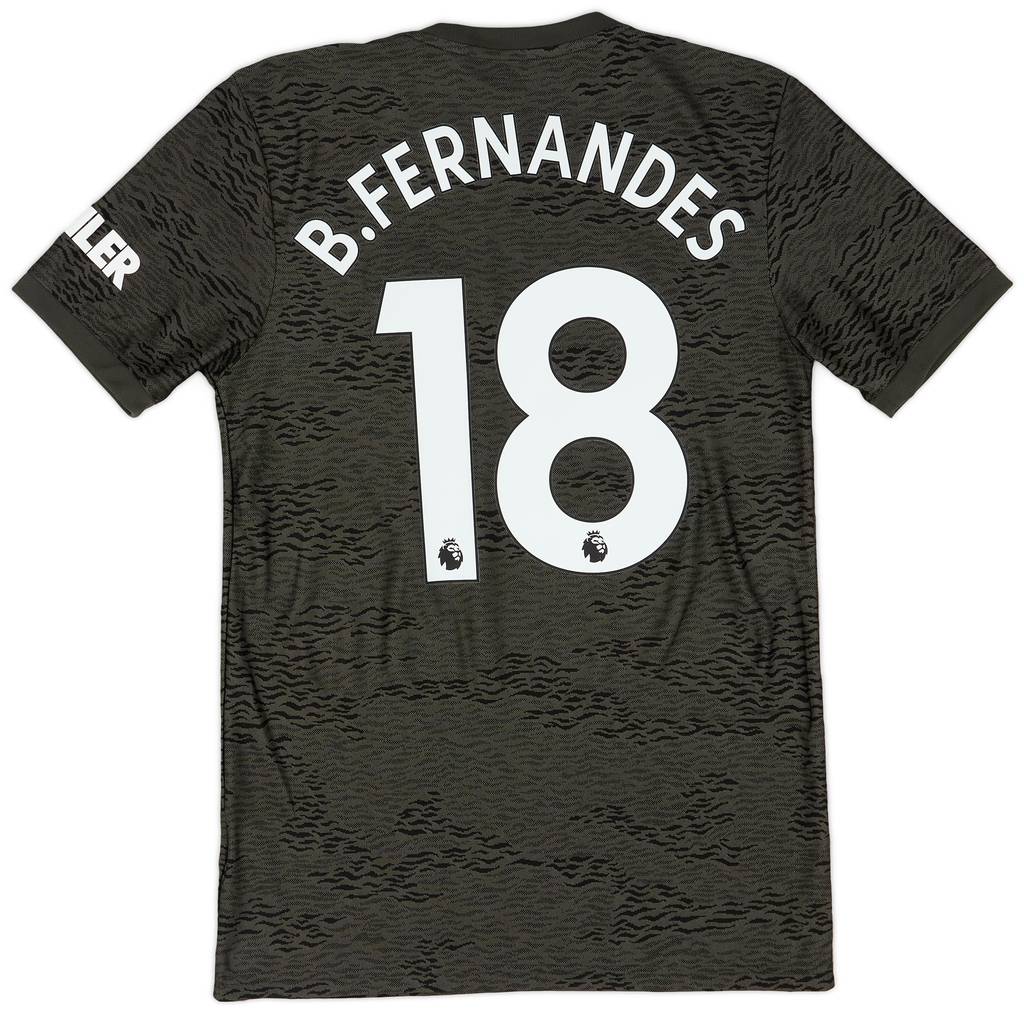 2020-21 Manchester United Away Shirt B.Fernandes #18 - 9/10 - (S)