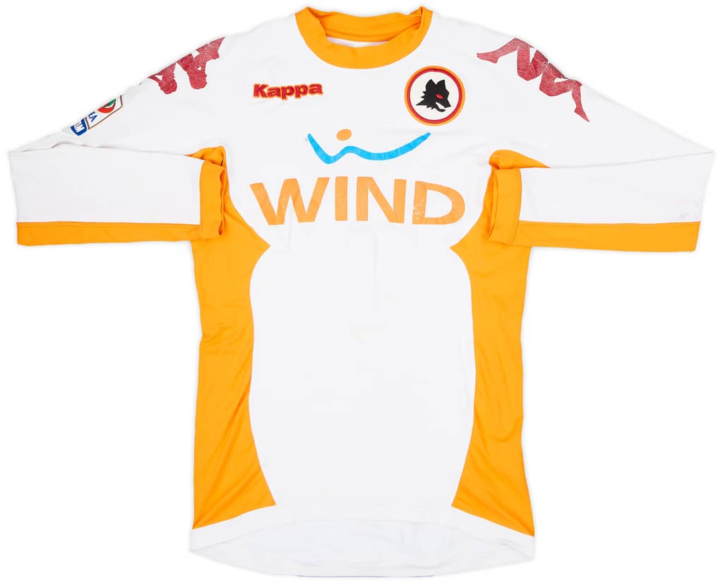 2010-11 Roma Away L/S Shirt - 5/10 - (XS)