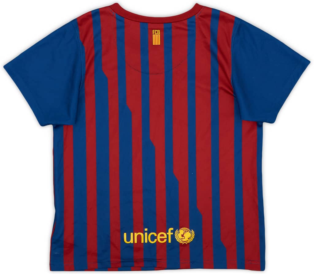 2011-12 Barcelona Home Shirt - 7/10 - (XS.Boys)