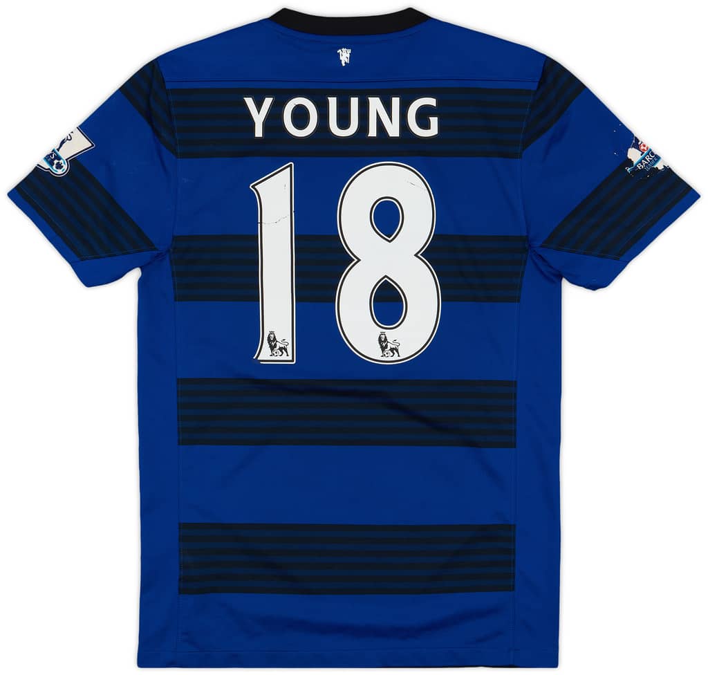 2011-13 Manchester United Away Shirt Young #18 - 6/10 - (S)