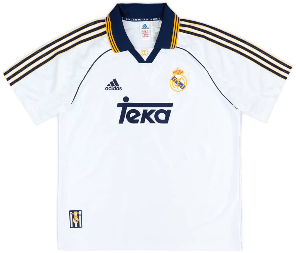1999-00 Real Madrid adidas Reissue Home Shirt Redondo #6