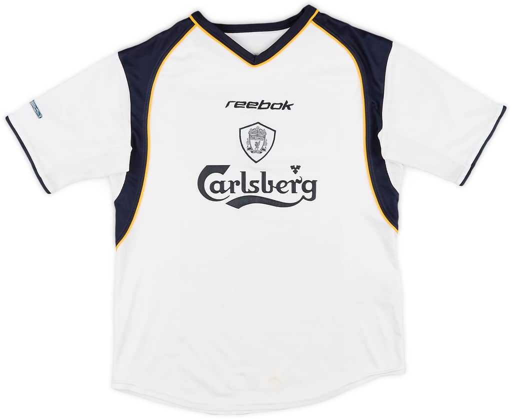 2001-03 Liverpool Away Shirt - 7/10 - (M.Boys)