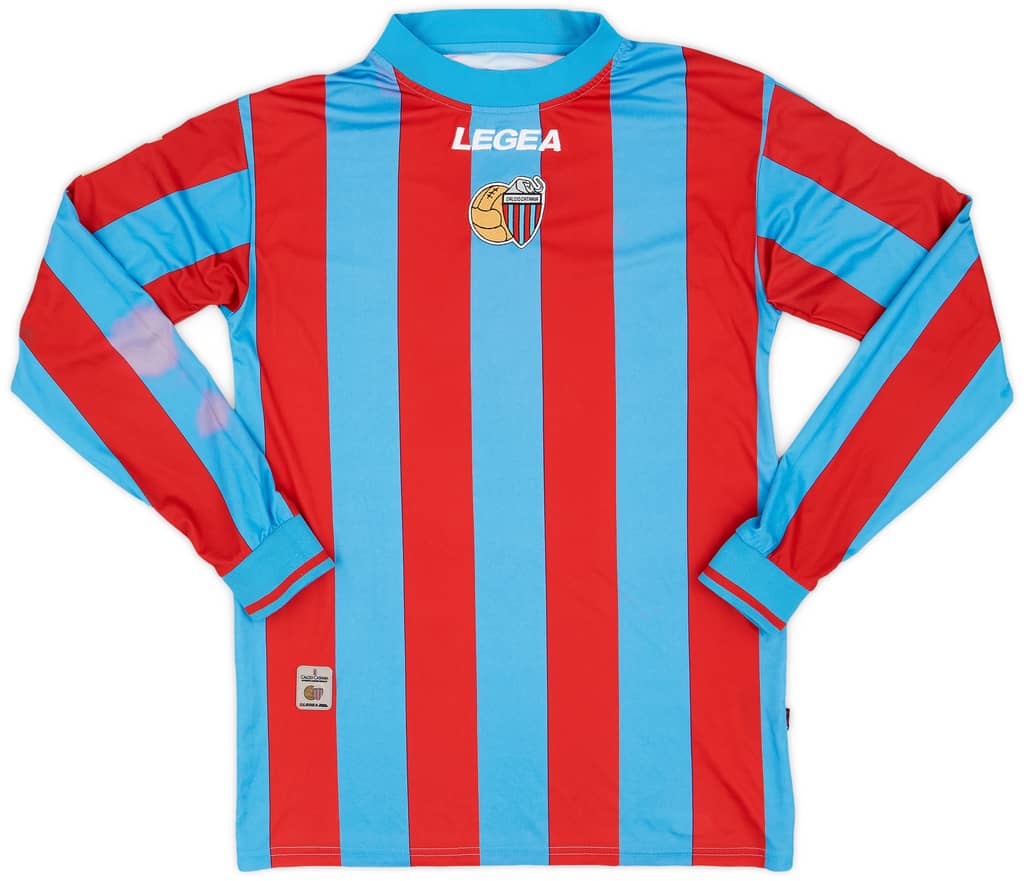 2008-10 Catania Home L/S Shirt - 6/10 - (L)