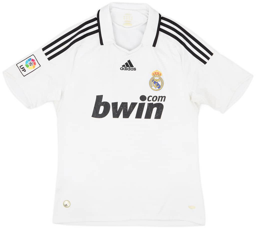 2008-09 Real Madrid Home Shirt - 4/10 - (M)