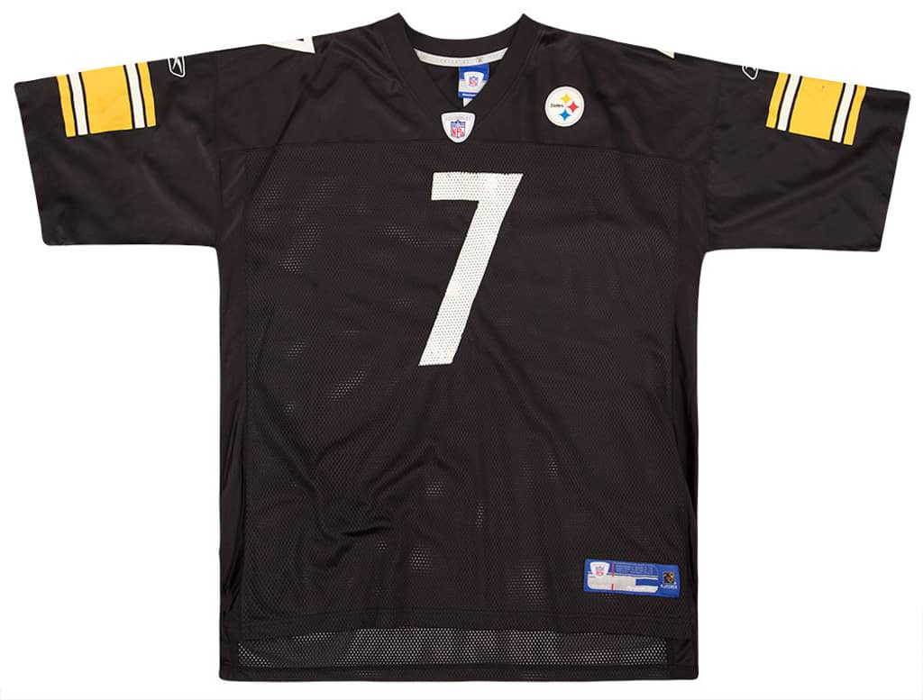 2005-06 Pittsburgh Steelers Roethlisberger #7 Reebok On Field Jersey (Home) XXL