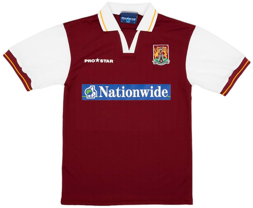 1999-00 Northampton Home Shirt - 8/10 - (S)