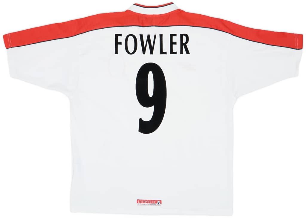 1998-99 Liverpool Away Shirt Fowler #9 - 6/10 - (L)