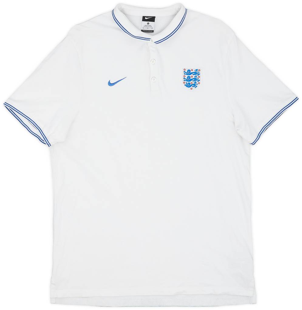 2014-15 England Nike Polo Shirt - 9/10 - (XL)