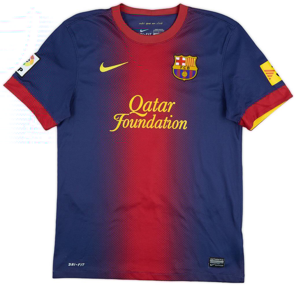 2012-13 Barcelona Home Shirt Messi #10 - 7/10 - (S)