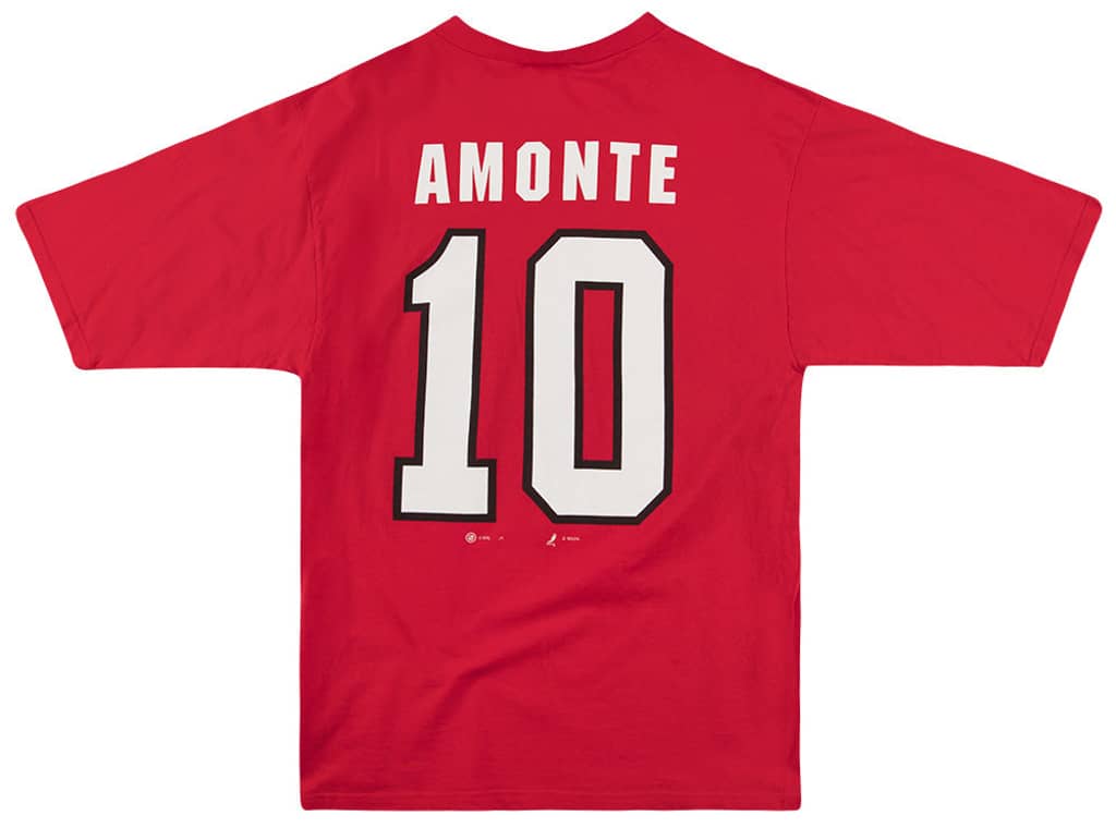 1990s Chicago Blackhawks Amonte #10 Joy Athletic Tee L