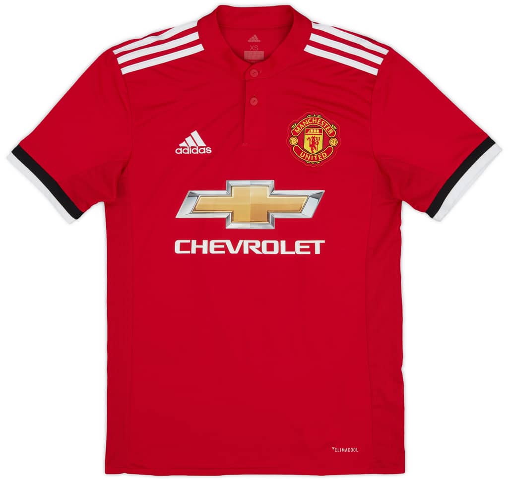 2017-18 Manchester United Home Shirt Mata #8 - 9/10 - (XS)