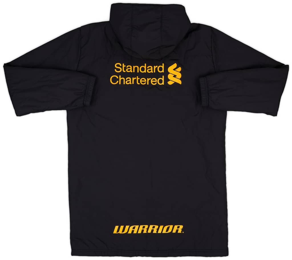 2013-14 Liverpool Warrior Hooded Padded Bench Coat - 6/10 - (M)