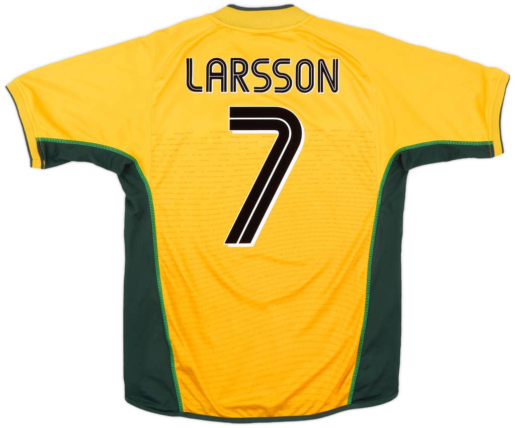 2002-03 Celtic Away Shirt Larsson #7 - 6/10 - (M)