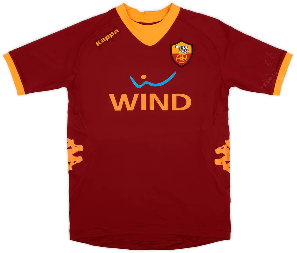 2011-12 Roma Home Shirt #10 - 4/10 - (XL.Boys)