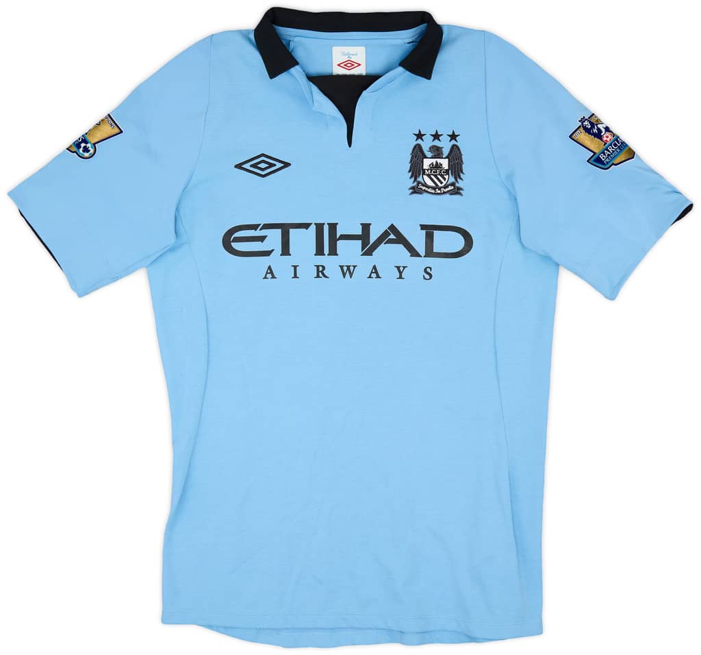 2012-13 Manchester City Home Shirt Champions #12 - 8/10 - (S)