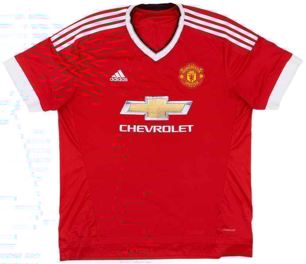 2015-16 Manchester United Home Shirt - 5/10 - (XL)