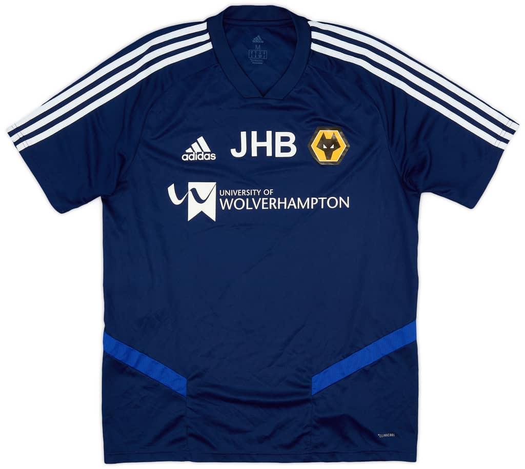 2019-20 Wolves adidas Staff Issue Training Shirt JHB - 9/10 - (M)