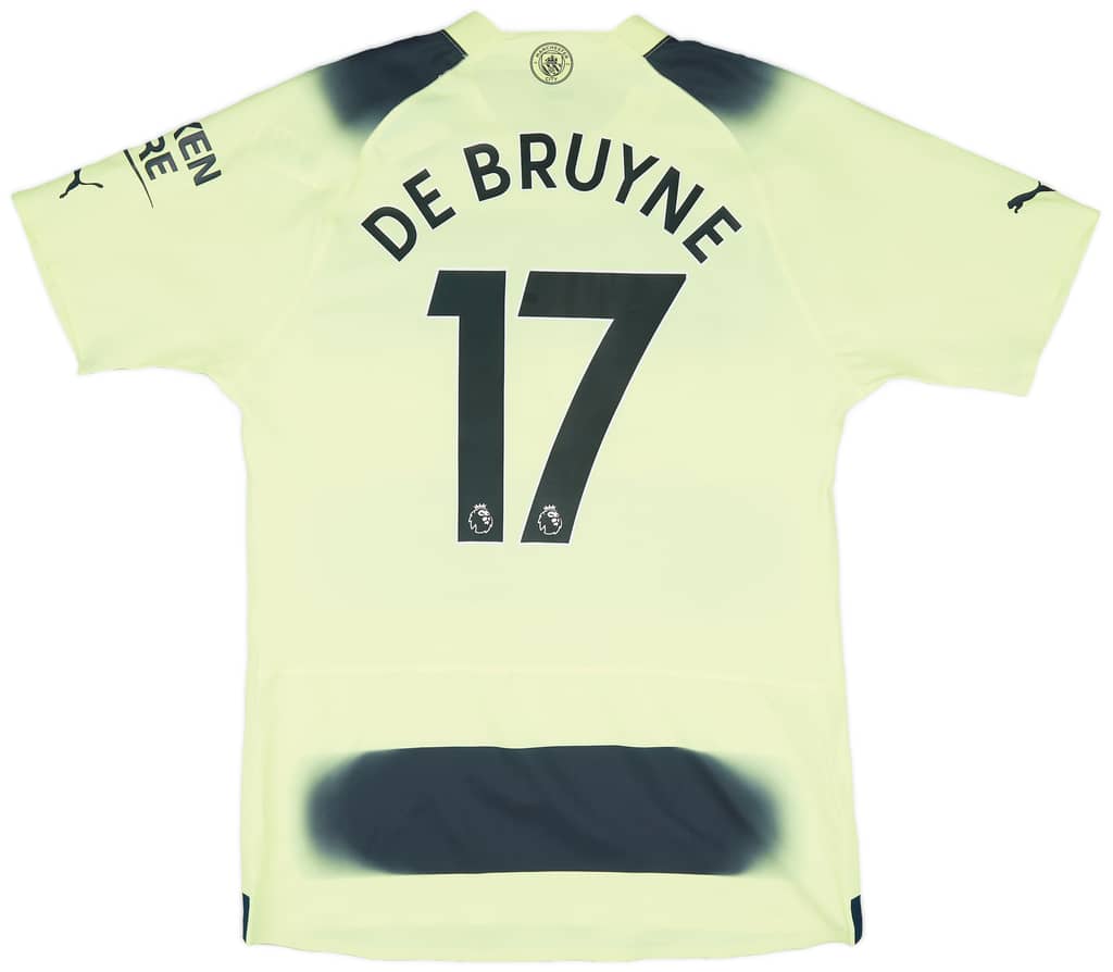 2022-23 Manchester City Player Issue Third Shirt De Bruyne #17