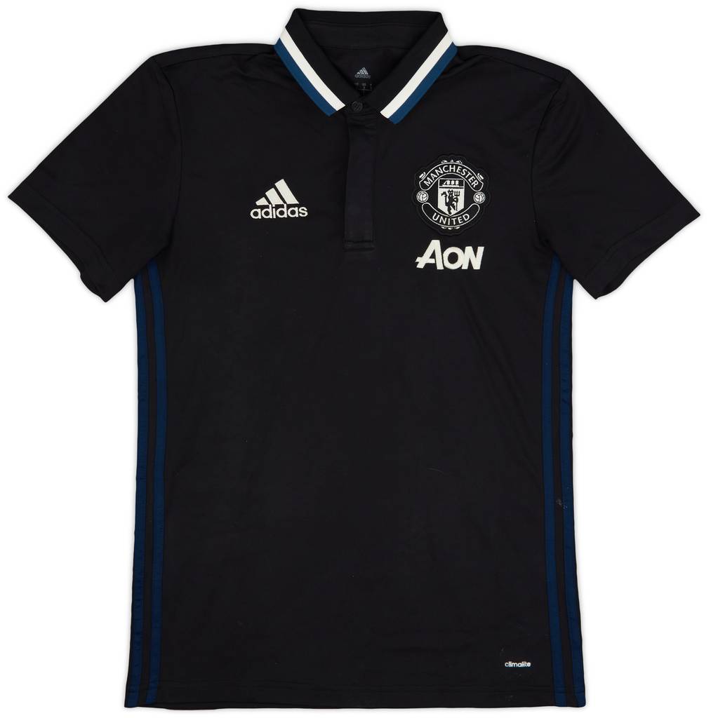2016-17 Manchester United adidas Polo Shirt - 8/10 - (S)