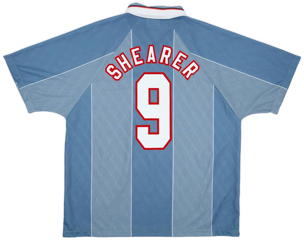 1996-97 England Away Shirt Shearer #9 - 9/10 - (XL)