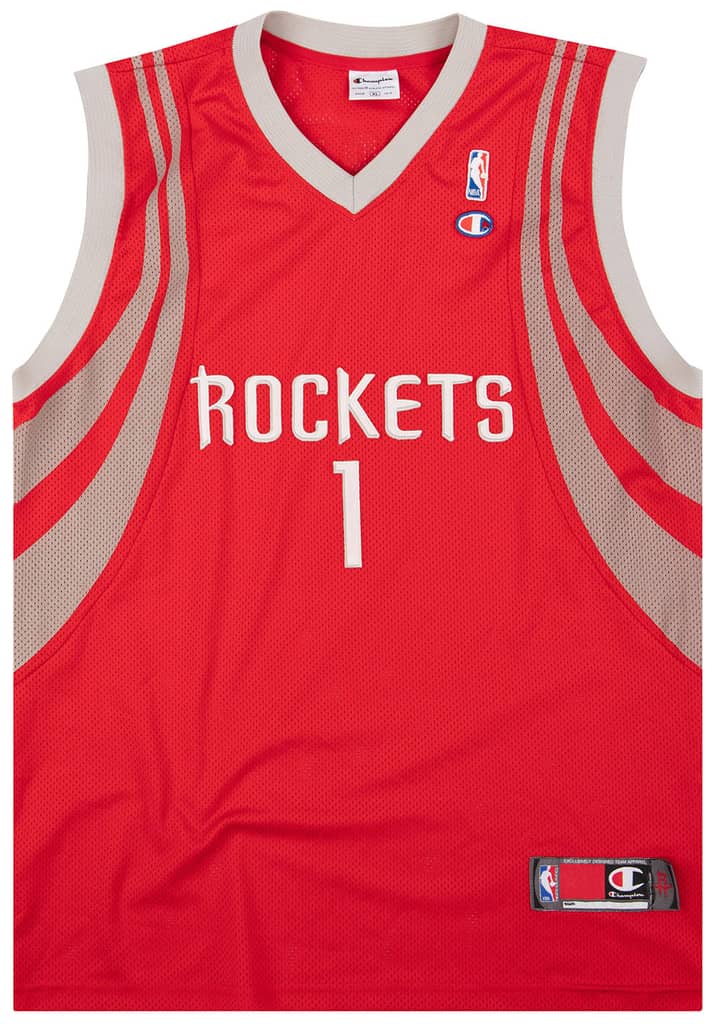 2004-10 Authentic Houston Rockets McGrady #1 Champion Jersey (Away) XL